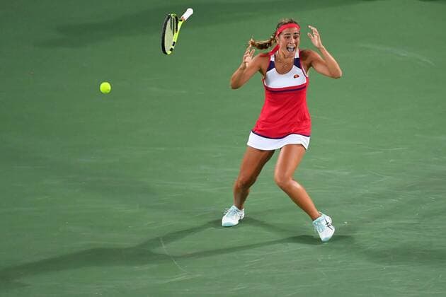Monica Puig (PUR) - Olympia 2016 in Rio, Tennis - 13 08 16 Virginiebouyer panoramic 