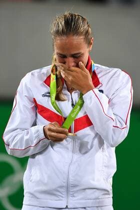 Monica Puig (PUR) - Olympia 2016 in Rio, Tennis - 13 08 16 Virginiebouyer panoramic 