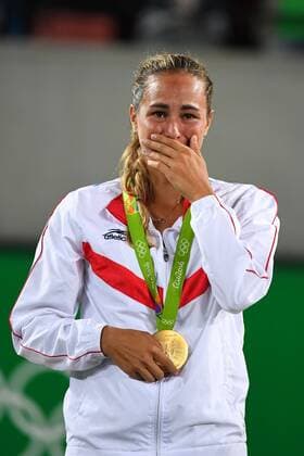 Monica Puig (PUR) - Olympia 2016 in Rio, Tennis - 13 08 16 Virginiebouyer panoramic 