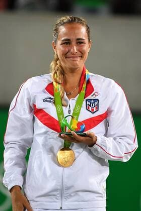 Monica Puig (PUR) - Olympia 2016 in Rio, Tennis - 13 08 16 Virginiebouyer panoramic 