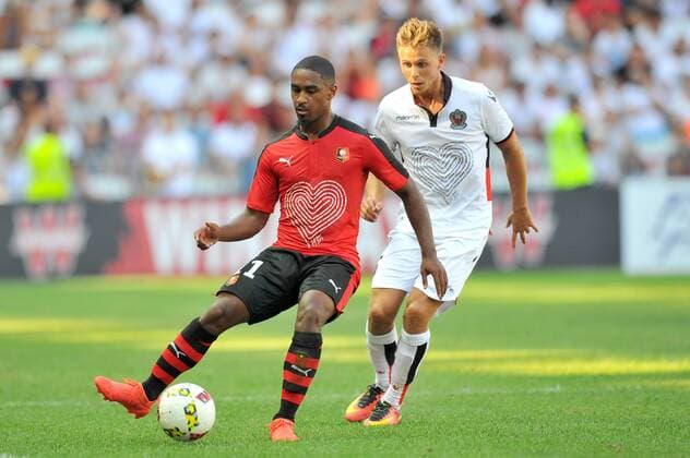 11 Wesley SAID (ren) - 02 Arnaud SOUQUET (nice) - Fussball Frankreich, Ligue 1, OGC Nice vs. Stade Rennes - 1 08 2016 FEP Panoramic 