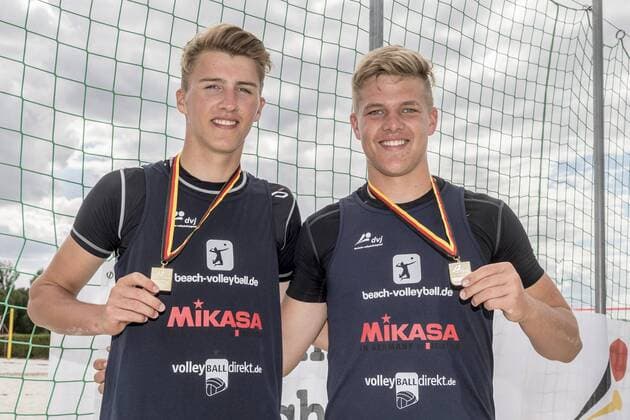 Deutsche U17 U 17 Beach volleyball Beachvolleyball Meisterschaften 2016, Magdeburg, 13.-14.08.2017 Yannik Ahr, Luis Kubo; Deutsche U17 Beach Volleyball Meisterschaften 2016, Magdeburg, 13.-14-08.2017 xPWx