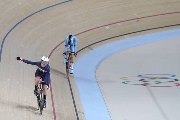 Laura Trott (GBR) - Olympia 2016 in Rio, Radsport, Bahn - 15 08 2016 Panoramic Pitch 