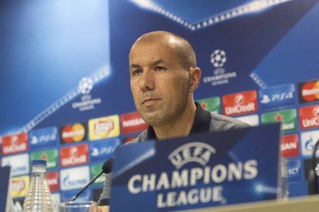 AS Monaco s head coach Leonardo Jardim during the press conference PK Pressekonferenz held at El Madrigal stadium in Villarreal, Castellon, eastern of Spain on 16 August 2016 on the eve of the UEFA Champions League playoff first leg match between AS Monaco and Villareal. AS Monaco s press conference !ACHTUNG: NUR REDAKTIONELLE NUTZUNG!  20160816-636069757176032693