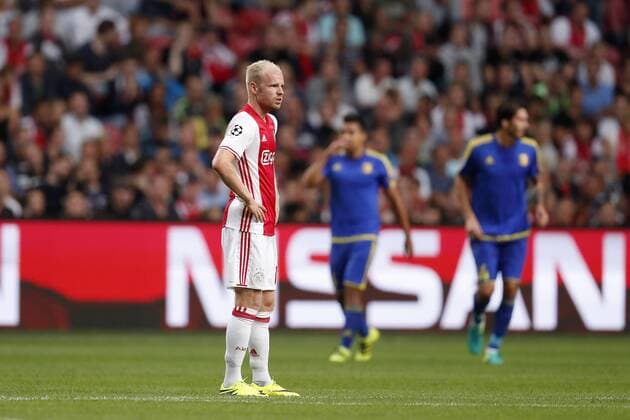 (L-R) Davy Klaassen of Ajax, Christian Noboa of FK Rostov, Cesar Navas of FK Rostov during the Champions League play-off match between Ajax and FK Rostov at the Amsterdam Arena on august 16, 2016 in Amsterdam, the Netherlands Ajax v FK Rostov Champions League 2016 2017 xVIxxIVx 6030736