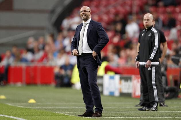 coach Peter Bosz of Ajax during the Champions League play-off match between Ajax and FK Rostov at the Amsterdam Arena on august 16, 2016 in Amsterdam, the Netherlands Ajax v FK Rostov Champions League 2016 2017 xVIxxIVx 6030884