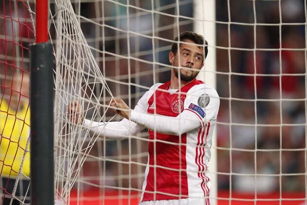 Amin Younes of Ajax during the Champions League play-off match between Ajax and FK Rostov at the Amsterdam Arena on august 16, 2016 in Amsterdam, the Netherlands Ajax v FK Rostov Champions League 2016 2017 xVIxxIVx 6030887