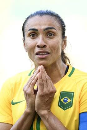 160816 Brasiliens Marta - Halbfinale - Brasilien - Schweden - 16 august 2016 under OS i Rio de Janeiro.  Copyright: CARLxSANDIN BB160816CS073