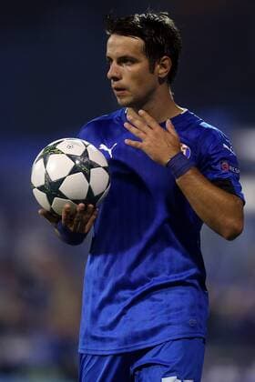 Champions League play off - GNK Dinamo vs FC Red Bull Salzburg 16.08.2016., Zagreb, Croatia - First leg of UEFA Champions League play off at Maksimir stadium between GNK Dinamo and FC Red Bull Salzburg. Alexandru Matel.  DaliborxUrukalovic PIXSELL