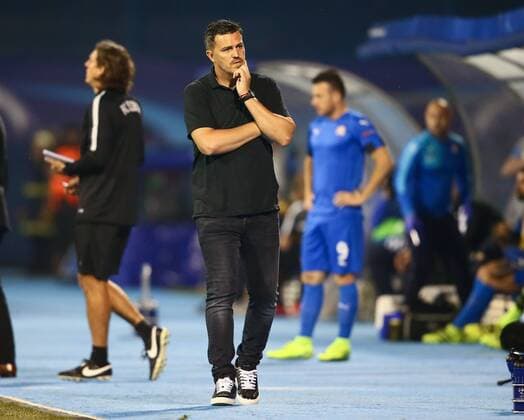 SOCCER - UEFA CL quali, Zagreb vs RBS ZAGREB,CROATIA,16.AUG.16 - SOCCER - UEFA Champions League, Play-off qualification, GNK Dinamo Zagreb vs Red Bull Salzburg. Image shows head coach Oscar Garcia (RBS). GEPAxpictures xFelixxRoittner