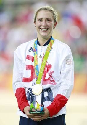 (160816) -- RIO DE JANEIRO, Aug. 16, 2016 -- Gold medalist Britain s Laura Trott attends the awarding ceremony for the women s omnium competition of Cycling Track at the 2016 Rio Olympic Games Olympische Spiele Olympia OS in Rio de Janeiro, Brazil, on Aug. 16, 2016. )(xr) (SP)BRAZIL-RIO DE JANEIRO-OLYMPICS-CYCLING TRACK RenxZhenglai 