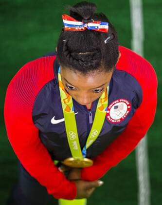 Rio de Janeiro, 16.08.2016, Olympia Simone Biles (USA) holt Gold im Bodenturnen Turnen mm