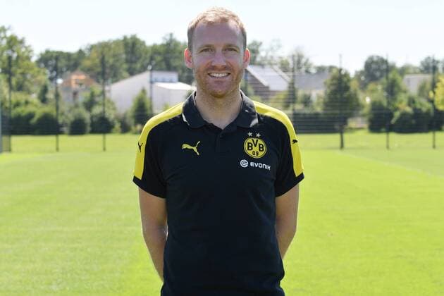 17.08.2016, Offizieller Portrait-Termin, Fußball, GER, 1.BL, Portraittermin 2016 2017, Borussia Dortmund, Co Trainer Benjamin Weber (Borussia Dortmund, Videoanalyst)
