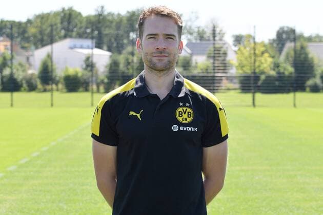 17.08.2016, Offizieller Portrait-Termin, Fußball, GER, 1.BL, Portraittermin 2016 2017, Borussia Dortmund, Physiotherapeut Thorben Voeste, Thorben Vöste
