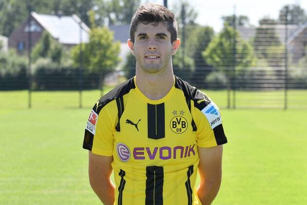17.08.2016, Offizieller Portrait-Termin, Fußball, GER, 1.BL, Portraittermin 2016 2017, Borussia Dortmund, Christian Pulisic