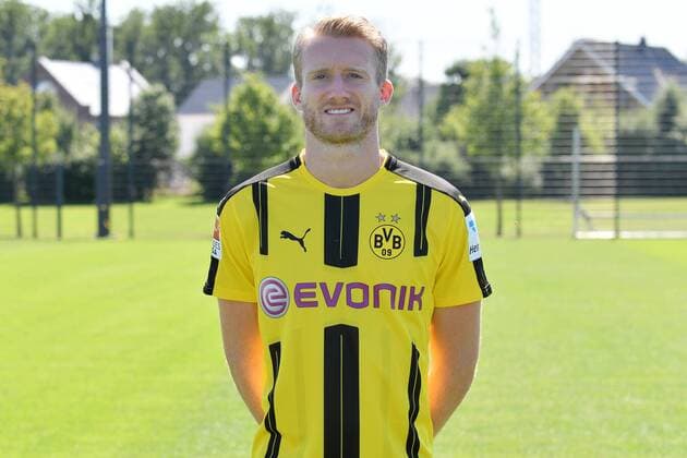 17.08.2016, Offizieller Portrait-Termin, Fußball, GER, 1.BL, Portraittermin 2016 2017, Borussia Dortmund, Andre Schuerrle, Andre Schürrle