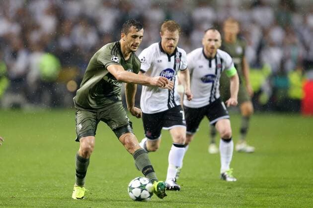 DUBLIN UEFA CHAMPIONS LEAGUE QUALIFICATION FOURTH ROUND MATCH: DUNDALK FC - LEGIA WARSAW TOMASZ JODLOWIEC  160817PYK0027