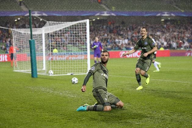 DUBLIN UEFA CHAMPIONS LEAGUE QUALIFICATION FOURTH ROUND MATCH: DUNDALK FC - LEGIA WARSAW NEMANJA NIKOLIC  160817PYK0030