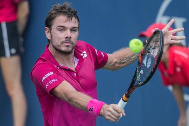 August 18, 2016 - Mason, Ohio, USA - Stan Wawrinka (SUI) hits a backhand shot during Thursday s quarterfinal round of the Western and Southern Open at at the Lindner Family Tennis Center, Mason, Oh. Tennis 2016 - Western And Southern Open - Day 6 - ZUMAs304
