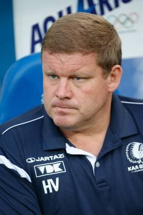 Gent s head coach Hein Vanhaezebrouck pictured during the first leg match of the playoff round between Belgian first league soccer team KAA Gent and Macedonia s first league soccer team Shkendija in the Europa League competition, on Thursday 18 August 2016, in Gent. BRUNOxFAHY  x04913891x
