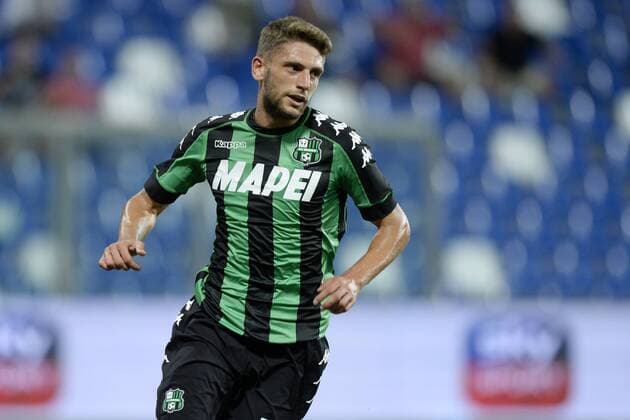 Db Reggio Emilia 18 08 2016 - Fussball Europa League US Sassuolo Calcio vs Roter Stern Belgrad Domenico Berardi 