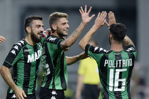 Db Reggio Emilia 18 08 2016 - Fussball Europa League US Sassuolo Calcio vs Roter Stern Belgrad Domenico Berardi 