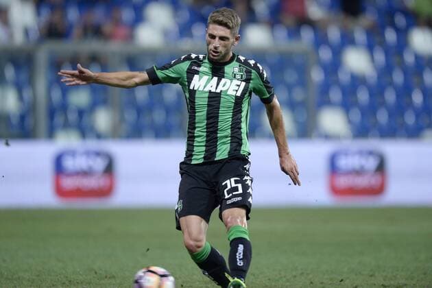 Db Reggio Emilia 18 08 2016 - Fussball Europa League US Sassuolo Calcio vs Roter Stern Belgrad Domenico Berardi 