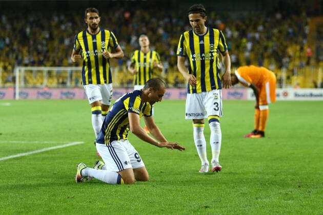 UEFA Europa league Playoff first leg match between Fenerbahce and Grasshoppers at Ulker Stadium in Istanbul on August 18 , 2016. Pictured: Aatif Chaheshouhe of Fenerbahce . Not available for publication in Turkey. 
