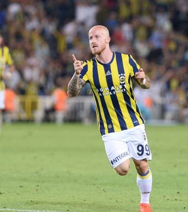 UEFA Europa league Playoff first leg match between Fenerbahce and Grasshoppers at Ulker Stadium in Istanbul on August 18 , 2016. Final Score : Fenerbahce 3 - Grasshoppers 0 Pictured: Miroslav Stoch of Fenerbahce. Not available for publication in Turkey. 