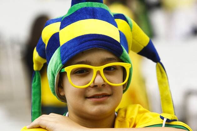 Rio 2016, Fußball Damen Spiel um Platz 3, Brasilien - Kanada, vor Spielbeginn Olimp?ada Rio 2016 Futebol SP SÃO PAULO, SP - 19.08.2016: OLIMPÍADA RIO 2016 FUTEBOL SP - Fans during the match between Brazil (BRA) x Canada (CAN), vying for the bronze Olympic Football Female, the Olympics 2016 held at the Arena Corinthians, the host city of São Paulo. (Photo: Aloisio Mauricio Fotoarena) x1189938x  AloisioxMauricio