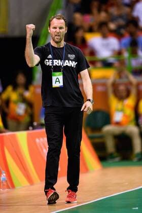 Rio 2016, Handball Herren Halbfinale, Deutschland - Frankreich Bundestrainer Dagur Sigurdsson (Fuechse Berlin) im Handball Halbfinale Zwischen Deutschland und Frankreich bei den olympischen Sommerspiele 2016 am 19.08.2016, Rio de Janeiro Copyright: xSchueler Eibner-Pressefotox EP_JSE