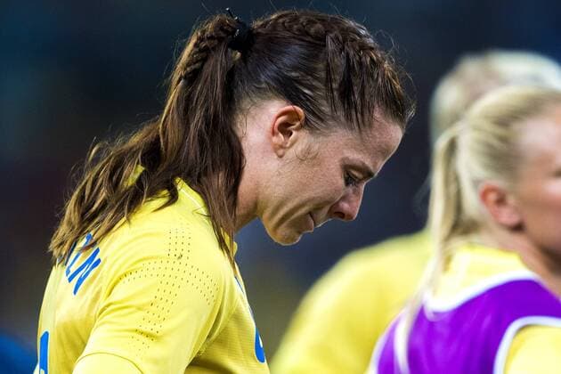 Rio 2016, Fußball Damen Finale, Deutschland - Schweden 160819 Sweden s Lotta Schelin Schweden vs Deutschland den 19 augusti 2016 under OS i Rio de Janeiro.  Copyright: DANIELxSTILLER BB160819DS076