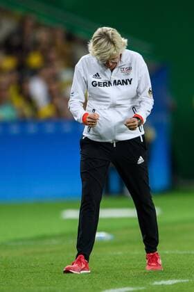 Rio 2016, Fußball, Damen, Deutschland ist Olympiasieger Trainerin Silvia Neid (GER) im Finale bei den olympischen Sommerspiele 2016 am 19.08.2016, Rio de Janeiro Copyright: xSchülerx xEibner-Pressefotox EP_jse