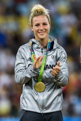 Rio 2016, Fußball, Damen, Deutschland ist Olympiasieger Swenja Huth (GER 19) im Finale bei den olympischen Sommerspiele 2016 am 19.08.2016, Rio de Janeiro Copyright: xSchülerx xEibner-Pressefotox EP_jse
