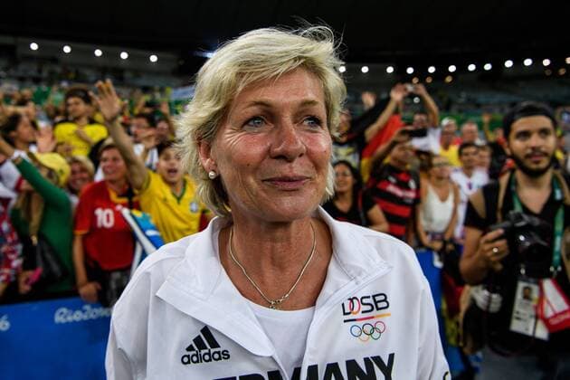 Rio 2016, Fußball, Damen, Deutschland ist Olympiasieger Trainerin Silvia Neid (GER) im Finale bei den olympischen Sommerspiele 2016 am 19.08.2016, Rio de Janeiro Copyright: xSchülerx xEibner-Pressefotox EP_jse
