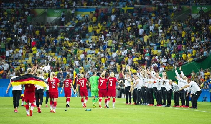 Rio 2016, Fußball, Damen, Deutschland ist Olympiasieger Rio de Janeiro, 19.08.2016, Olympia Schweden - Deutschland mm