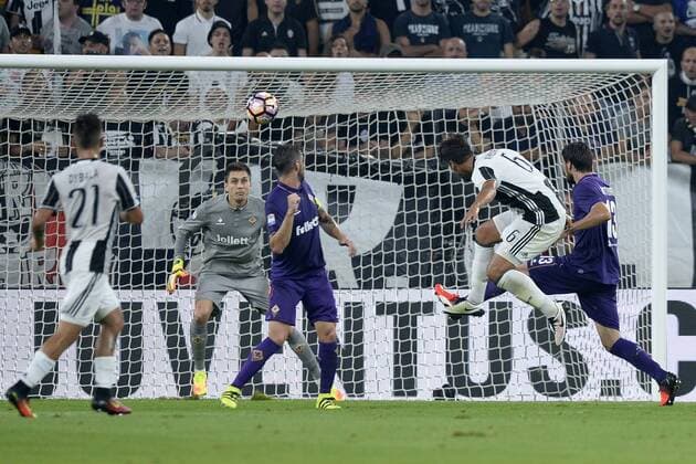 Fußball, Juventus Turin - AC Florenz Db Torino 20 08 2016 - campionato calcio serie A Juventus-Fiorentina foto DanielexBuffa Image gol Sami Khedira 