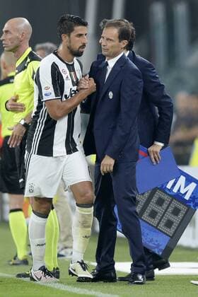 Db Torino 20 08 2016 - campionato calcio serie A Juventus-Fiorentina foto DanielexBuffa Image Massimilano Allegri-Sami Khedira 