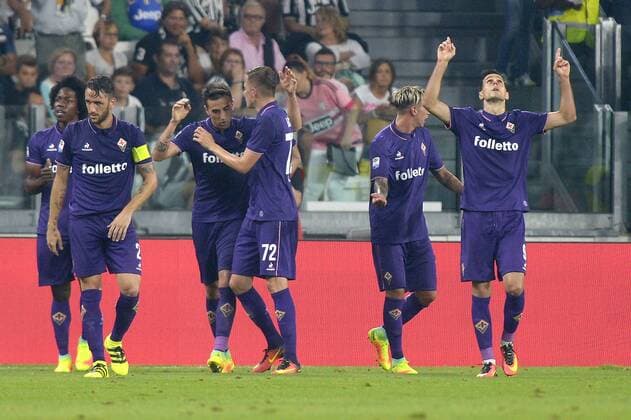 Nikola Kalinic Fiorentina goal celebration, Football Calcio 2016 2017 Serie A, Juventus - Fiorentina, Foto FilippoxAlfero Insidefoto filippoxalfero