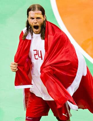 Rio 2016, Rückblick auf olympische Momente Themen der Woche - SPORT Rio de Janeiro, 21.08.2016, Olympia Mikkel Hansen - Olympiasieger Dänemark Dänemark - Frankreich Handball Spiel um Gold mm