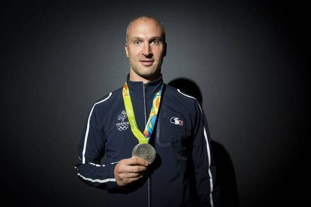 OMEYER Thierry (Fra) - Olympia 2016 in Rio, Shooting mit französischen Medaillen-Gewinnern - 21 08 2016 JBAutissier Panoramic 