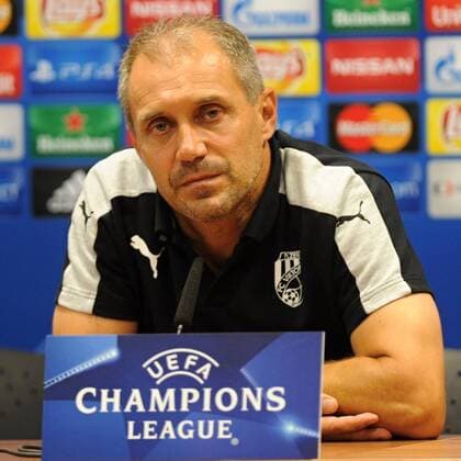 Victoria s coach Roman Pivarnik attends a news conference prior to the 4th qualifying round of football Champions League return match FC Viktoria Pilsen vs PFC Ludogorec Razgrad in Pilsen, Czech Republic, August 22, 2016. (CTKxPhoto PavelxNemecek) CTKPhotoP201608220693201  nmc4