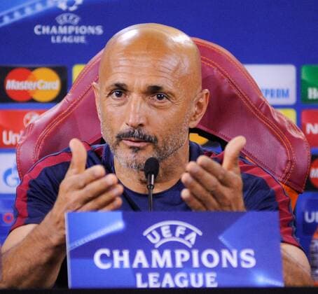 FuÃŸball, CL Quali, AS Rom - PK 22.08.2016. Rome, Italy, Champions League. Pre-game press conference PK Pressekonferenz Luciano Spalletti coach of Roma xACTIVAxFOTOx  ActionPlus11779409