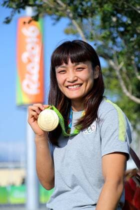 Kaori Icho (JPN), AUGUST 19, 2016 - Wrestling : Women s Freestyle 58kg gold medalist Kaori Icho of Japan poses during a portrait session in Rio de Janeiro, Brazil. Icho won fourth straight gold medal and became the first women s athlete to win a gold medal in individual events at four different Olympic Games Olympische Spiele Olympia OS Noxthirdxpartyxsales  (vnoa001076)
