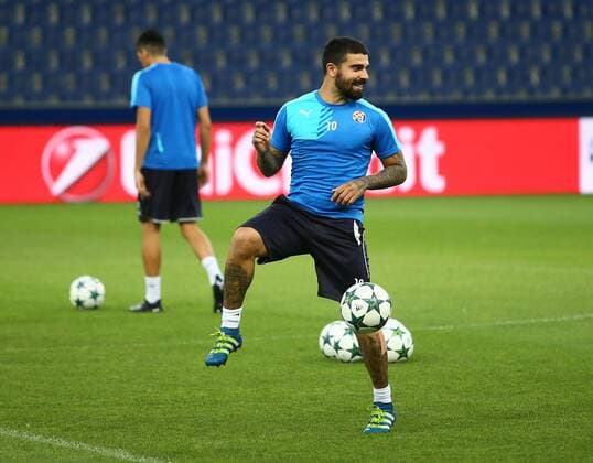 SOCCER - UEFA CL quali, RBS vs Zagreb SALZBURG,AUSTRIA,23.AUG.16 - SOCCER - UEFA Champions League, Play-off qualification, Red Bull Salzburg vs GNK Dinamo Zagreb, preview, final training of Zagreb. Image shows Paulo Machado (Zagreb). GEPAxpictures xFelixxRoittner