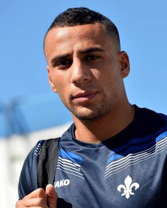 23.08.2016, xfux, Fussball 1.Bundesliga, SV Darmstadt 98 Training, emspor emonline, v.l. Aenis Ben-Hatira (SV Darmstadt 98) Portrait Darmstadt