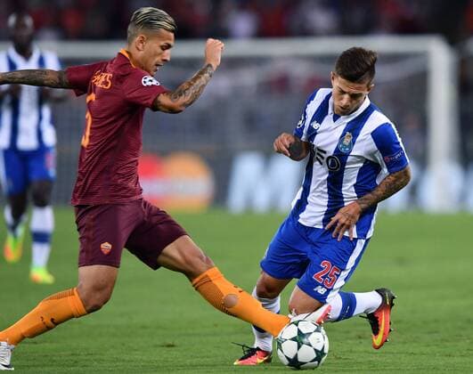 Roma 23 08 2016 - Champions League Roma-Porto foto AntonelloxSammarco Image Leandro Paredes-Tavio 