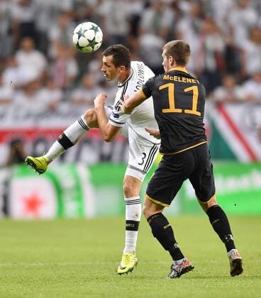 2016.08.23 Warszawa Qualification CL 2016 2017 Legia Warszawa - Dundalk FC - - Tomasz Jodlowiec, Patrick McEleney Foto LukaszxLaskowski PressFocus 2016.08.23 Warszawa Football UEFA Champions League season 2016 2017 Play-offs second leg Legia Warszawa - Dundalk FC Tomasz Jodlowiec, Patrick McEleney Credit: LukaszxLaskowski PressFocus NEWSPIX.PL --- Newspix.pl  20160823LUK0100