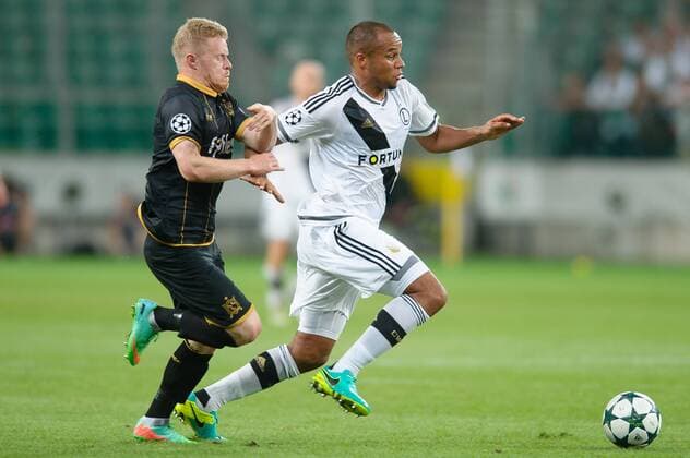 2016.08.23 Warszawa Qualifikation CL UEFA sezon 2016 2017 Legia Warszawa - Dundalk FC - - Vadis Odjidja Foto PawelxAndrachiewicz Pressfocus 2016.08.23 Warszawa Football Fourth qualifying round Champions League UEFA sason 2016 2017 Legia Warszawa - Dundalk FC Vadis Odjidja Photo PawelxAndrachiewicz Pressfocus NEWSPIX.PL --- Newspix.pl  20160823_PF_PA035
