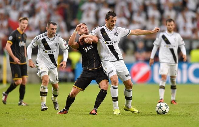 2016.08.23 Warszawa Qualification CL 2016 2017 Legia Warszawa - Dundalk FC - - Tomasz Jodlowiec Foto LukaszxLaskowski PressFocus 2016.08.23 Warszawa Football UEFA Champions League season 2016 2017 Play-offs second leg Legia Warszawa - Dundalk FC Tomasz Jodlowiec Credit: LukaszxLaskowski PressFocus NEWSPIX.PL --- Newspix.pl  20160823LUK0159